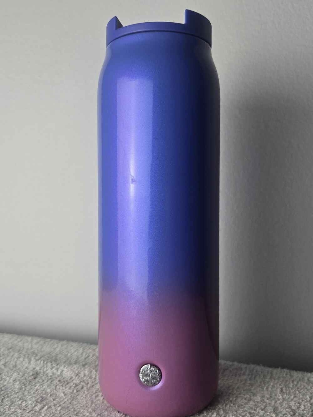 Starbucks 2023 Pearl Gradient Purple Pink Metallic Stainless Tumbler 20 oz